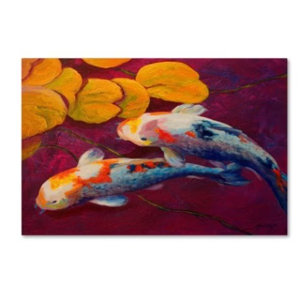 Marion Rose 'Fish' Canvas Art, 22x32, Trademark Fine Art, Mfr#: ALI15367-C2232GG